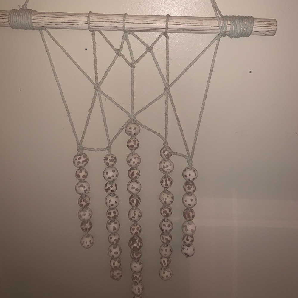 Beaded wall decor